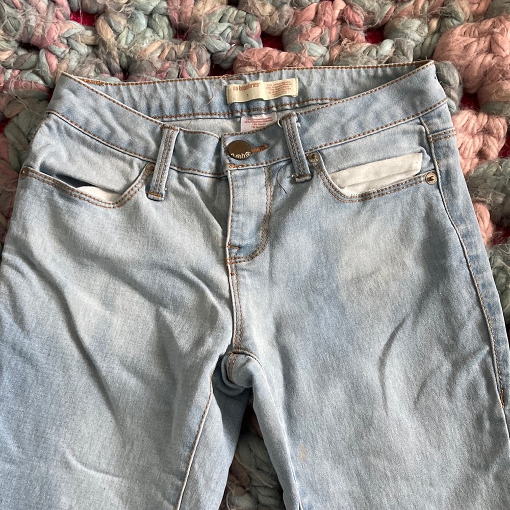 Light wash no boundaries jeans